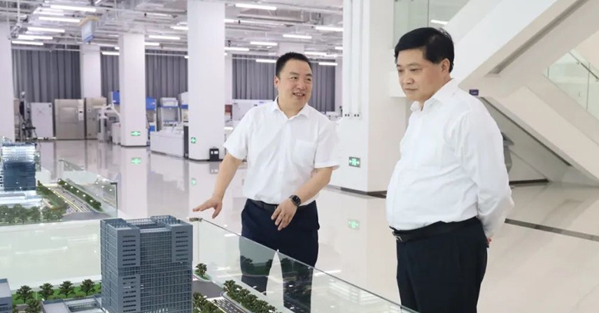 山東省科技廳廳長唐波一行調(diào)研生物診斷共同體